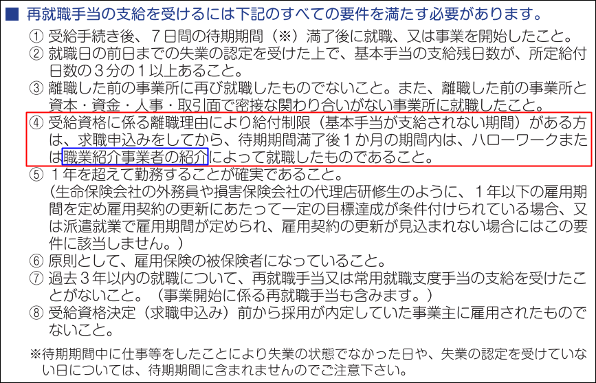 doda 再就職手当